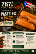 PASTELES De YUCA de Pollo o Cerdo --Pasteles of Chichen or Pork made with Cassava